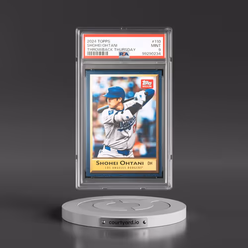 2024 Topps Throwback Thursday #110 Shohei Ohtani (PSA 9 MINT)