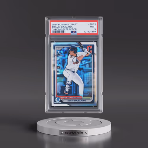 2024 Bowman Draft #BDC1 Travis Bazzana - Chrome-Refractor (PSA 9 MINT)