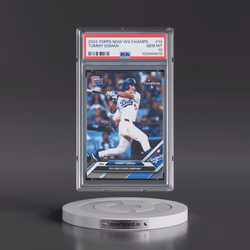 2024 Topps Now los Angeles Dodgers World Series Champions #14 Tommy Edman (PSA 10 GEM MINT)