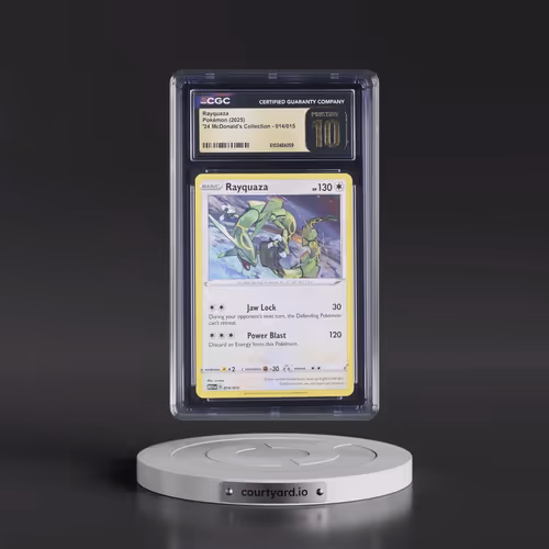 2025 Pokémon M24 EN-Mcdonald's Collection #014 Rayquaza (CGC 10 PRISTINE)