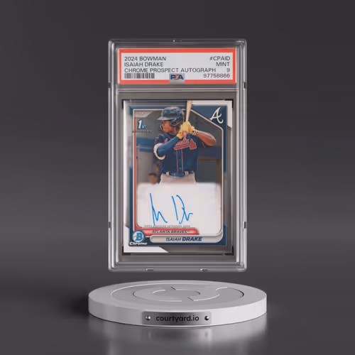 2024 Bowman Chrome Prospect Autographs #CPAID Isaiah Drake (PSA 9 MINT)