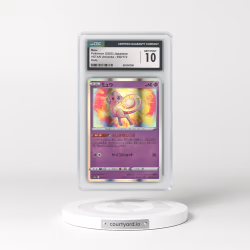 2022 VSTAR Universe #052/172 Mew - Holo (CGC 10 GEM MINT)