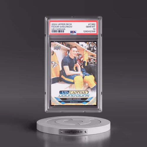 2024 Upper Deck UD Canvas #C362 Fedor Svechkov (PSA 10 GEM MINT)