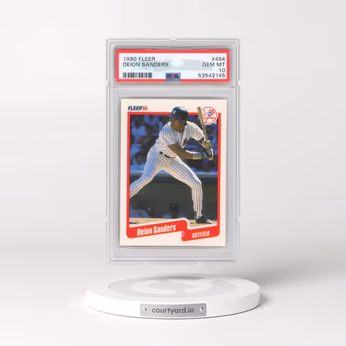 1990 Fleer #454 Deion Sanders (PSA 10 GEM MINT)