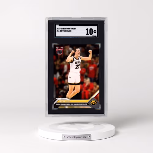 2023 Bowman U Now #61 Caitlin Clark (SGC 10 GEM MINT)