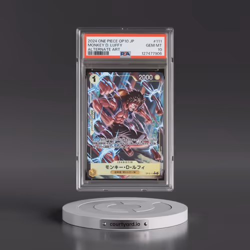 2024 One Piece Japanese OP10-Royal Blood #111 Monkey D. Luffy - Alternate Art (PSA 10 GEM MINT)