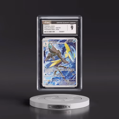 2025 Mega Evolution - MEG EN #142/132 Inteleon - Illustration Rare Holo (CGC 9 MINT)