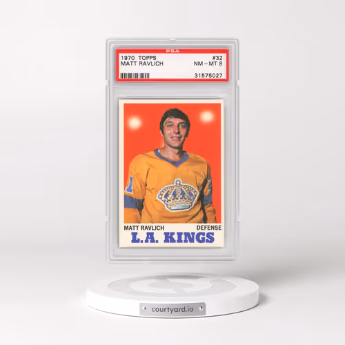 1970 Topps #32 Matt Ravlich (PSA 8 NM-MT)
