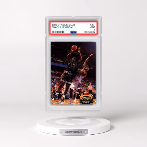1992 Stadium Club #201 Shaquille O'Neal (PSA 9 MINT)