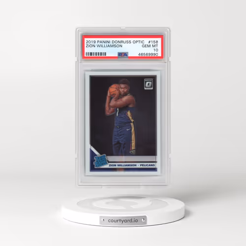 2019 Panini Donruss Optic #158 Zion Williamson (PSA 10 GEM MINT)