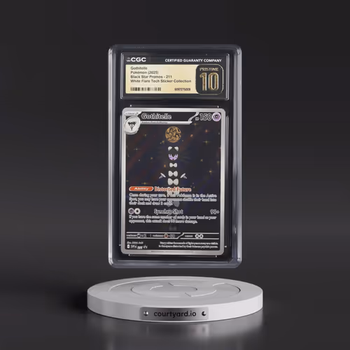2025 Pokémon Svp EN-SV Black Star Promo #211 Gothitelle - White Flare Tech Sticker Collection (CGC 1