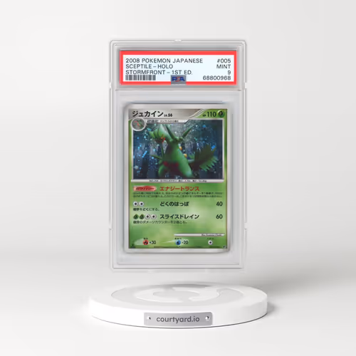 2008 Pokémon Stormfront #005 Sceptile - 1st Edition Holo (PSA 9 MINT)