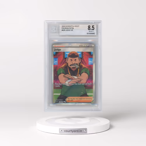 2024 Pokémon Paf EN-Paldean Fates #228 Judge - Ultra Rare (BGS 8.5 NM-MT+)