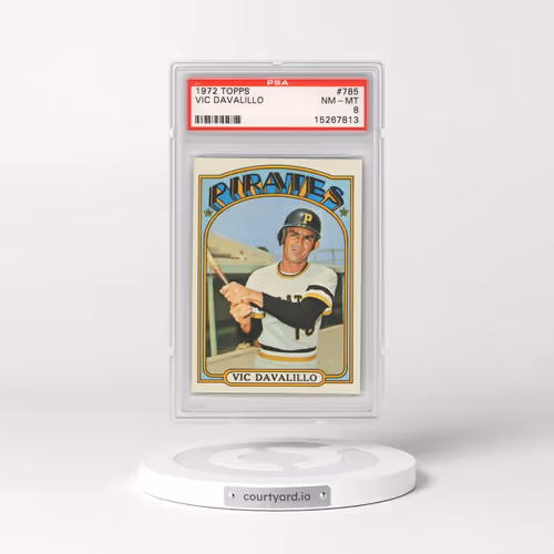 1972 Topps #785 Vic Davalillo (PSA 8 NM-MT)