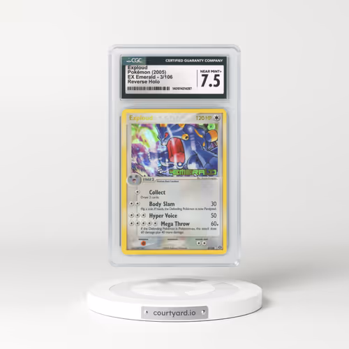 2005 EX Emerald #3 Exploud - Holo (CGC 7.5 NM+)