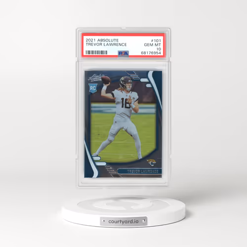 2021 Panini Absolute #101 Trevor Lawrence (PSA 10 GEM MINT)