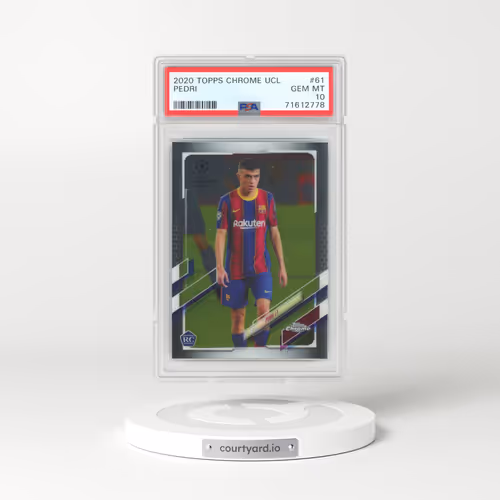 2020 Topps Chrome UCL #61 Pedri (PSA 10 GEM MINT)