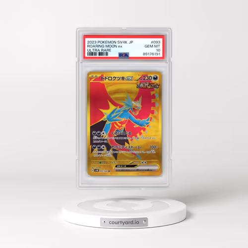 2023 Pokémon Sv4k-Ancient Roar #093 Roaring Moon EX - Holo Ultra Rare (PSA 10 GEM MINT)