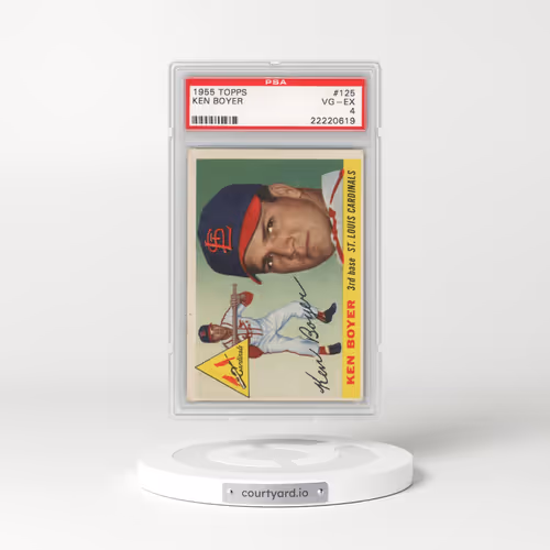 1955 Topps #125 Ken Boyer (PSA 4 VG-EX)