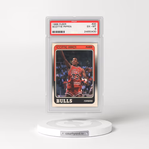 1988 Fleer #20 Scottie Pippen (PSA 6 EX-MT)