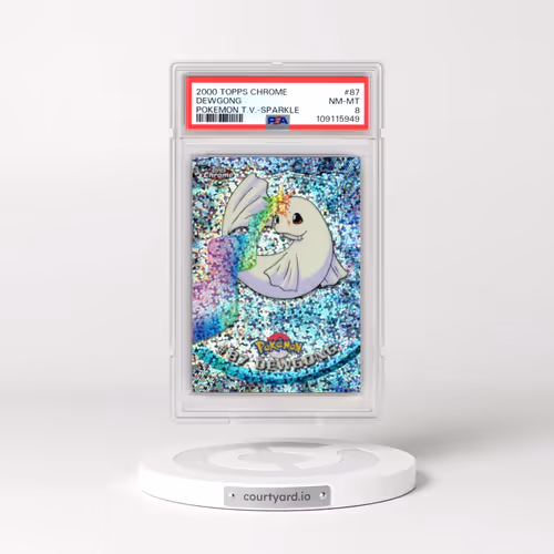2000 Topps Chrome Pokémon T.V. #87 Dewgong - Sparkle (PSA 8 NM-MT)