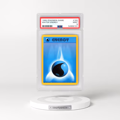 1999 Pokémon Game #102 Water Energy (PSA 9 MINT)