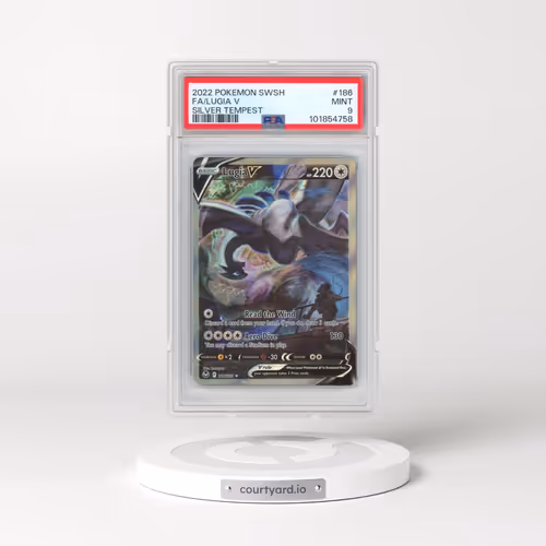 2022 Pokémon Sword & Shield Silver Tempest #186 Lugia V - Holo Full Art (PSA 9 MINT)