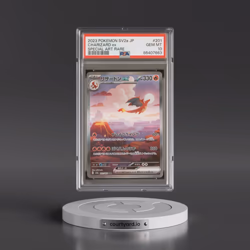 2023 Pokémon Sv2a-Pokemon 151 #201 Charizard EX - Holo Special Art Rare (PSA 10 GEM MINT)