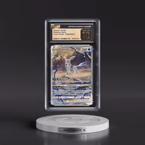 2023 Crown Zenith #GG40/GG70 Glaceon VSTAR - Galarian Gallery Holo (CGC 10 PRISTINE)
