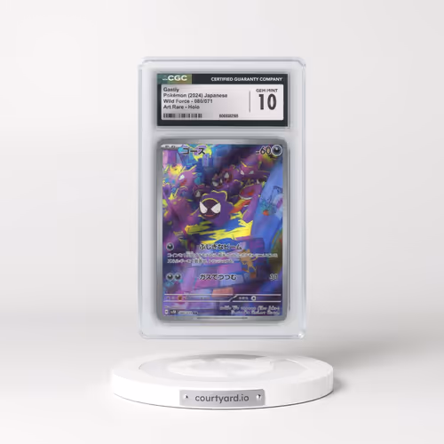 2024 Wild Force #080/071 Gastly - Art Rare Holo (CGC 10 GEM MINT)