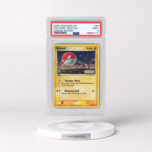 2006 Pokémon EX Legend Maker #68 Voltorb - Reverse Foil (PSA 9 MINT)