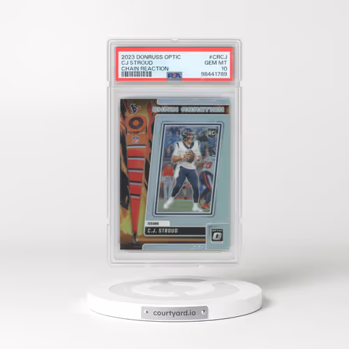 2023 Panini Donruss Optic Chain Reaction #CRCJ CJ Stroud (PSA 10 GEM MINT)