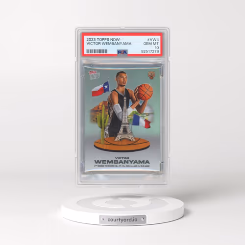 2023 Topps Now #VW4 Victor Wembanyama (PSA 10 GEM MINT)