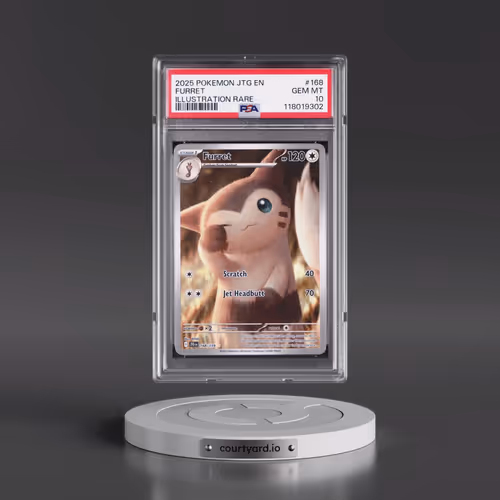 2025 Pokémon Jtg EN-Journey Together #168 Furret - Illustration Rare (PSA 10 GEM MINT)