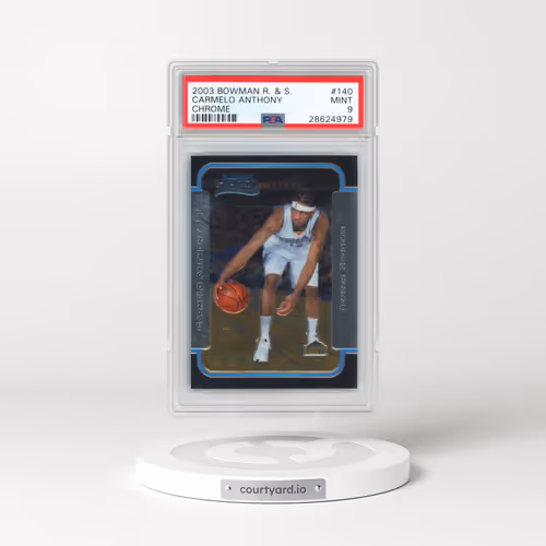 2003 Bowman Rookies & Stars #140 Carmelo Anthony - Chrome (PSA 9 MINT)