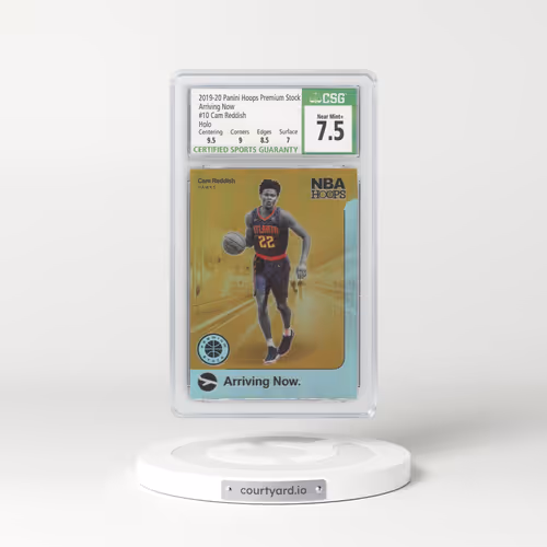 2019 Panini Hoops Premium Stock #10 Cam Reddish Holo