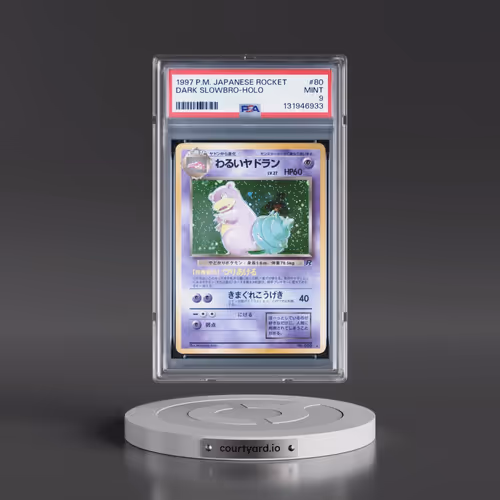 1997 Pokémon Rocket #80 Dark Slowbro - Holo (PSA 9 MINT)