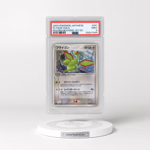 2003 Pokémon Rulers of the Heavens #041 Flygon - 1st Edition Holo (PSA 9 MINT)