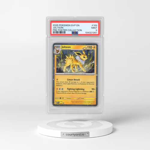 2025 Pokémon Svp EN-SV Black Star Promo #169 Jolteon - Prismatic Evolutions Poster Collection (PSA 9 MINT)