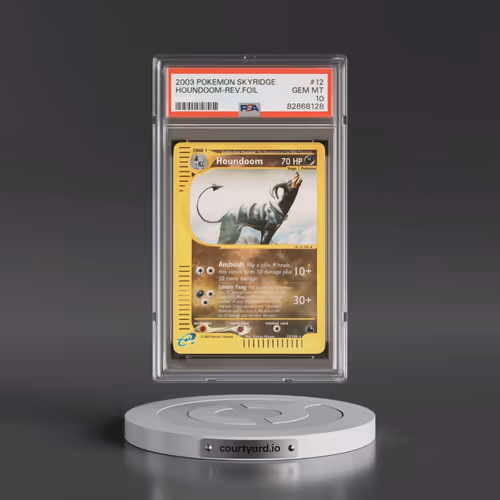2003 Pokémon Skyridge #12 Houndoom - Reverse Foil (PSA 10 GEM MINT)