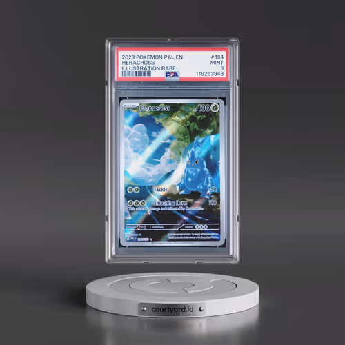2023 Pokémon Pal EN-Paldea Evolved #194 Heracross - Illustration Rare (PSA 9 MINT)
