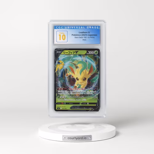 2021 Start Deck 100 #017/414 Leafeon V - Holo (CGC 10 PRISTINE)