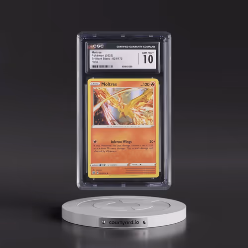 2022 Brilliant Stars #021/172 Moltres - Holo (CGC 10 GEM MINT)