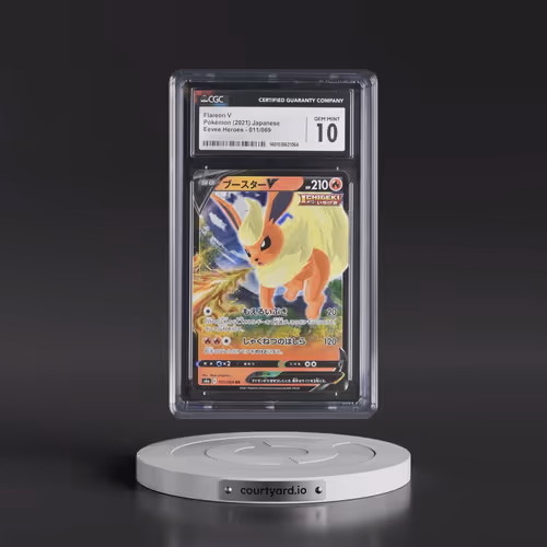 2021 Eevee Heroes #011/069 Flareon V - Holo (CGC 10 GEM MINT)