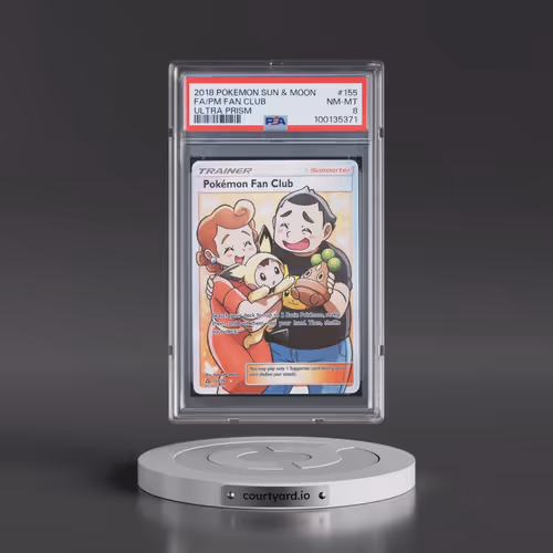 2018 Pokémon Sun & Moon Ultra Prism #155 Pokemon Fan Club - Full Art (PSA 8 NM-MT)