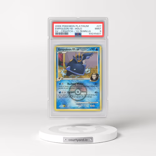 2009 Pokémon Platinum Supreme Victors #27 Empoleon FB - Holo Crosshatch-2010 Pokemon League (PSA 9 M