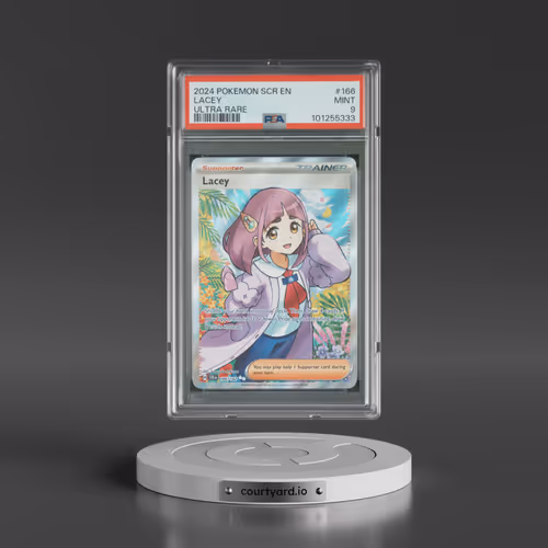 2024 Pokémon Scr EN-Stellar Crown #166 Lacey - Ultra Rare (PSA 9 MINT)