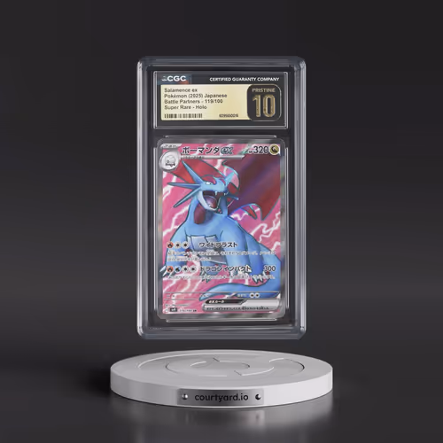 2025 Battle Partners - sv9 #119/100 Salamence ex - Super Rare Holo (CGC 10 PRISTINE)