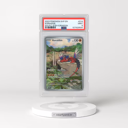 2023 Pokémon Svp EN-SV Black Star Promo #014 Koraidon - Scarlet & Violet Pokemon Center Elite Traine