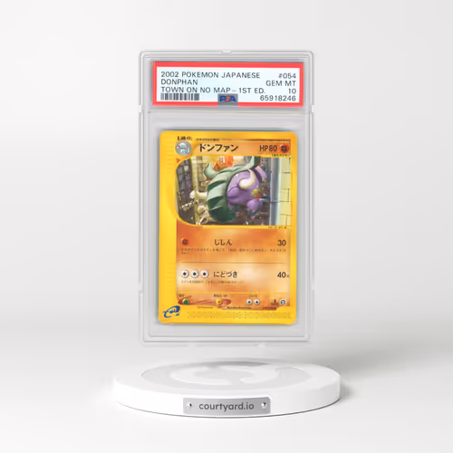 2002 Pokémon the Town on No Map #054 Donphan - 1st Edition (PSA 10 GEM MINT)
